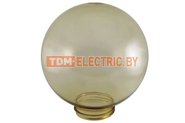 Рассеиватель шар ПММА 200 мм золотой (резьба А 85) TDM-SQ0321-0221