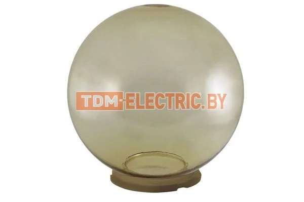 Рассеиватель шар ПММА 400 мм золотой (байонет 145 мм) TDM-SQ0321-0225