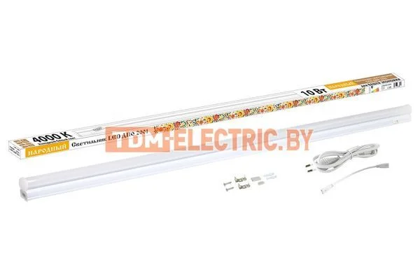 Светильник LED ДПО 2001 10 Вт, 4000К, IP40, Народный-SQ0329-0070