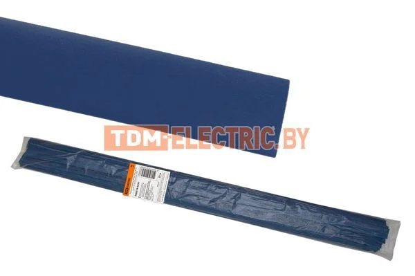 Термоусаживаемая трубка ТУТнг 40/20 синяя по 1м (25 м/упак) TDM-SQ0518-0297
