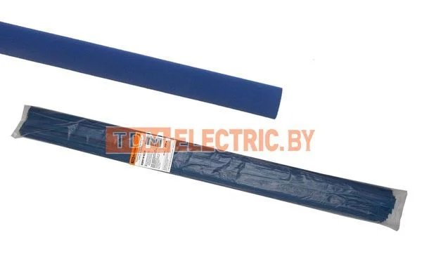 Термоусаживаемая трубка ТУТнг 2/1 синяя по 1м (200 м/упак) TDM-SQ0518-0325