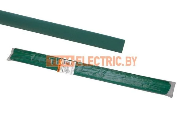 Термоусаживаемая трубка ТУТнг 4/2 зеленая по 1м (100 м/упак) TDM-SQ0518-0330