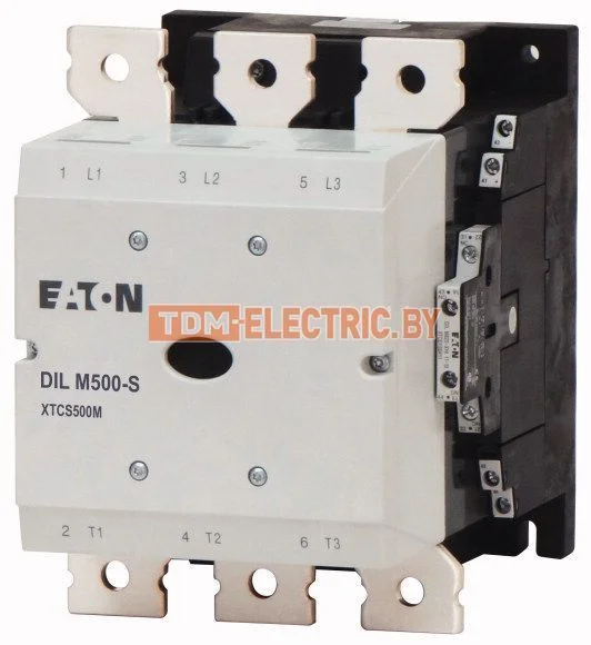 DILM500-S/22(110-120V50/60HZ) - контактор 500А, управляющее напряжение 110-120В (АС), категория применения AC-3, AC-4