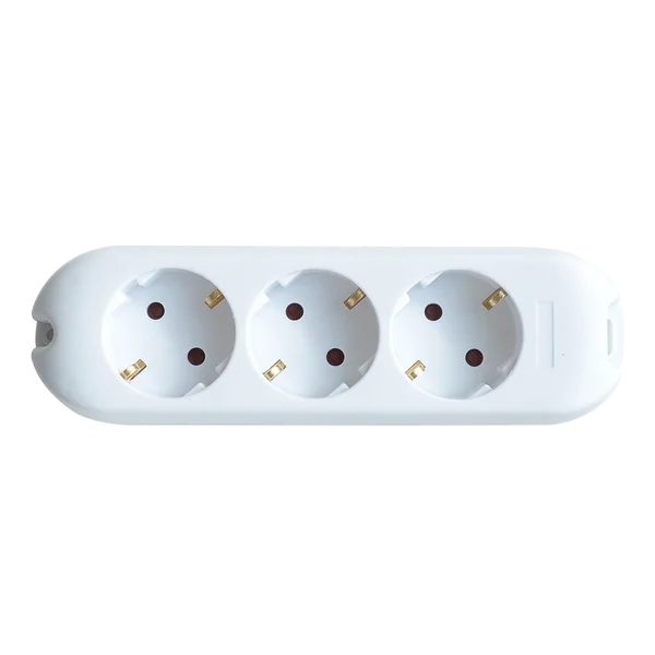 Колодка 3G-SMART трехместная 16А с заземлением 5330 IN HOME