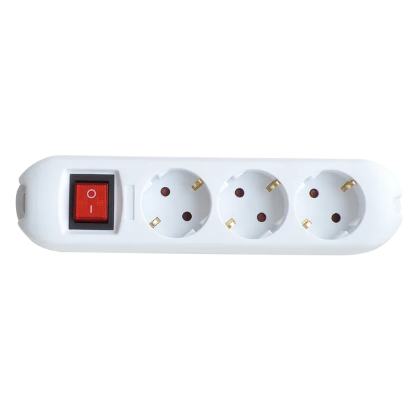 Колодка 3GS-SMART трехместная с выключателем 16А с заземлением 5430 IN HOME