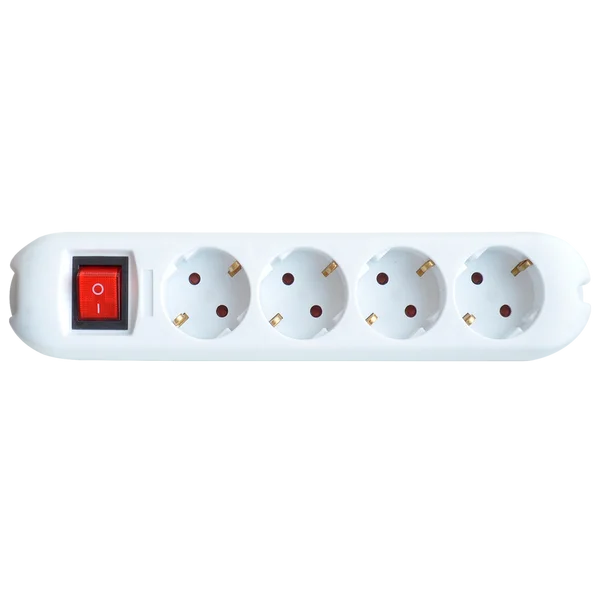 Колодка 4GS-SMART четырехместная с выключателем 16А с заземлением 5440 IN HOME