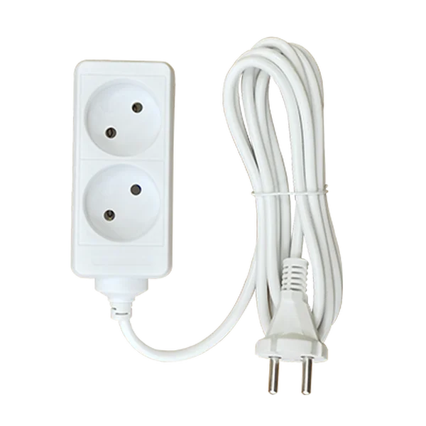 Удлинитель 2N-2-SMART двухместный 6А 2м 8222 IN HOME