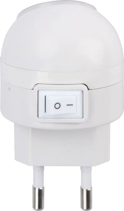 Ночник сд NLE 08-LW белый с выкл вращ 360 град 230В IN HOME
