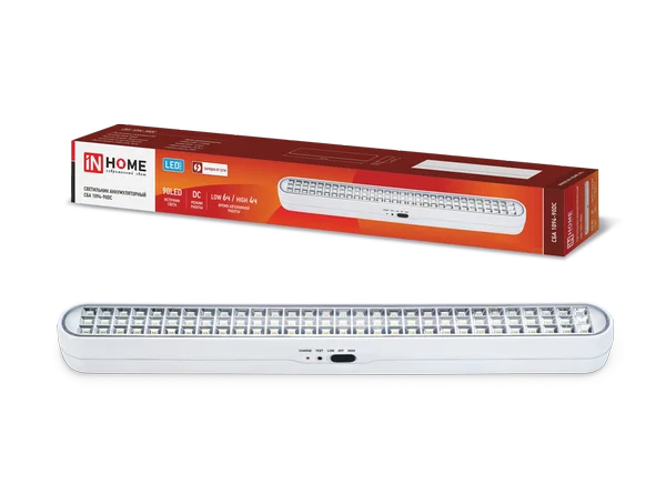 Светильник сд ав СБА 1094-90DC 90LED  2.0Ah lithium battery DC IN HOME