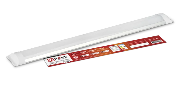 Светильник сд SPO-108 18Вт 230В 6500К 1300Лм 600мм IP40 IN HOME