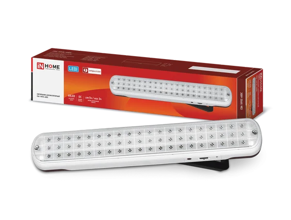 Светильник сд ав СБА 1093С-60DC 60LED lead-acid DC IN HOME