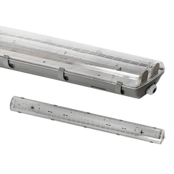 Светильник герм под сд лампу ССП-456 2xLED-Т8-1200 G13 230В IP65 1200 мм IN HOME