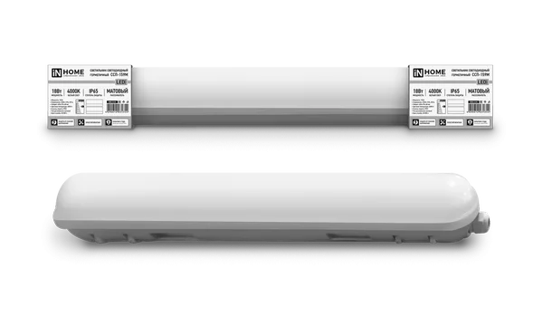 Светильник сд герм ССП-159М 18Вт 230В 4000К 1350лм 600мм матовый IP65 IN HOME