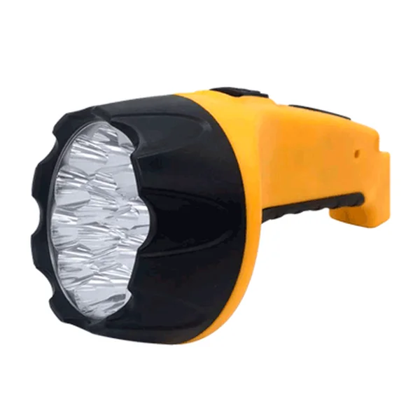 Фонарь руч аккум MLA 04 15LED 200Lm 6ч 2 реж, з/у 230В ЧЕРНО-ЖЁЛТЫЙ IN HOME