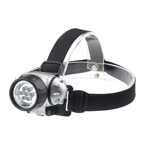 Фонарь налобный HL 04M 7LED 3ААА 4 реж МЕТАЛЛИК IN HOME