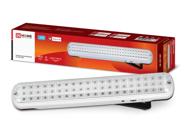 Светильник сд ав СБА 1093С-90DC 90LED Li-ion DC IN HOME