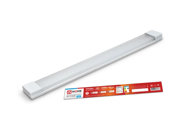 Светильник сд SPO-110 PRIZMA 18Вт 230В 4000К 1500Лм 600мм IP40 IN HOME