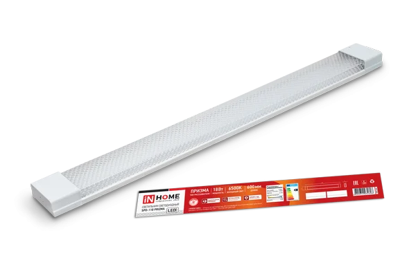 Светильник сд SPO-110 PRIZMA 18Вт 230В 6500К 1500Лм 600мм IP40 IN HOME
