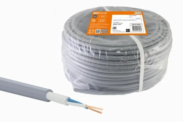 Кабель NYM-O 2х4-0,66 (100м) TDM SQ0121-0085