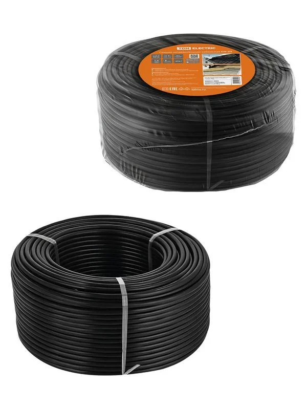 Секция нагревательная кабельная СН-25-1500, L 60 м, S 5,0-6,0 м&#178,, 1500 Вт, TDM SQ2521-0004.