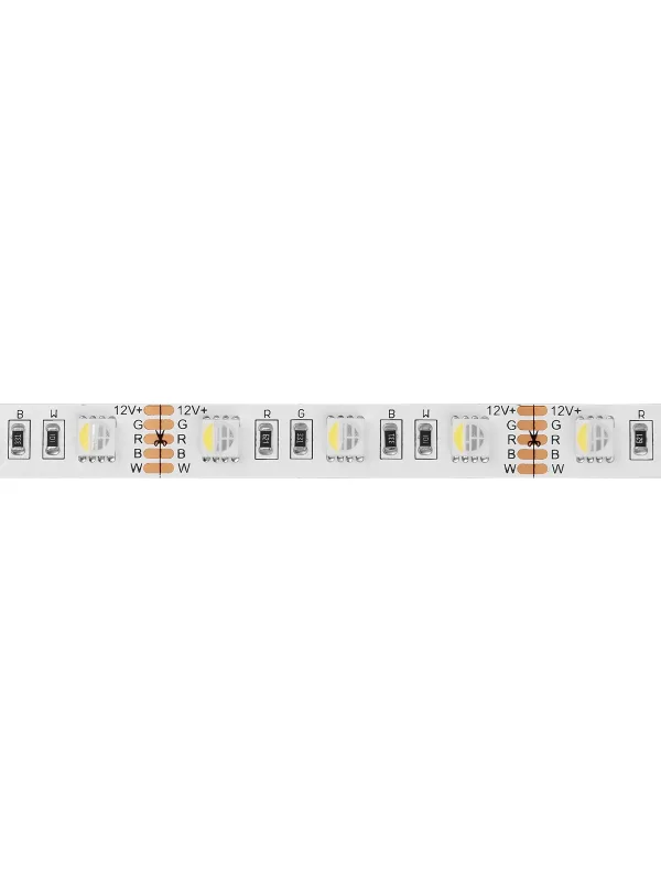 Лента светодиодная SMD5050-60 LED/м-IP20-12 В-10 Вт/м-RGBW (4 в 1), (5 м) TDM — изображение 7