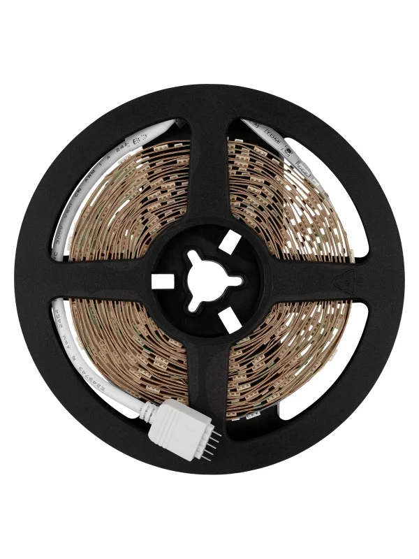 Лента светодиодная SMD5050+SMD2835 60LED/м-IP20-12 В-8 Вт/м-RGB+3000 К (5 м) TDM — изображение 9