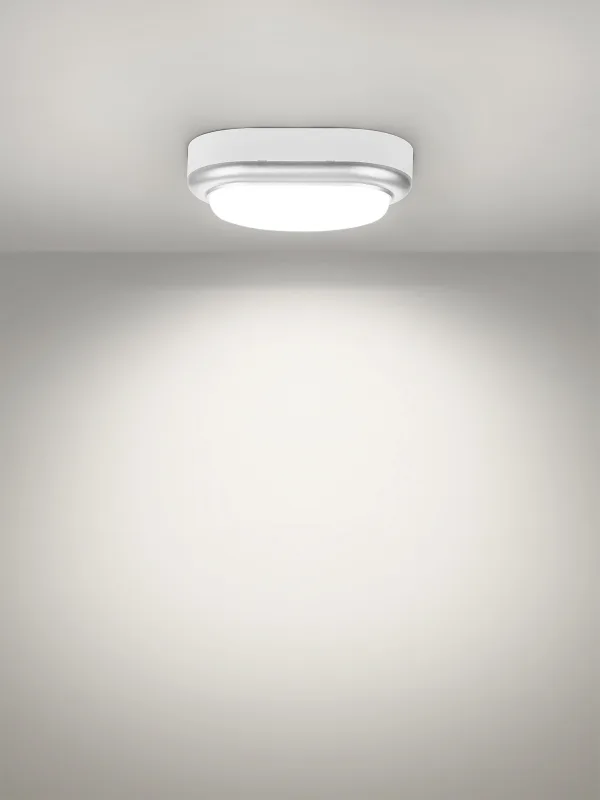 Светильник накладной LED ДПО «Антарес» 8Вт 6500К овал 168*100*58 мм мат.серебро IP54 TDM — изображение 7