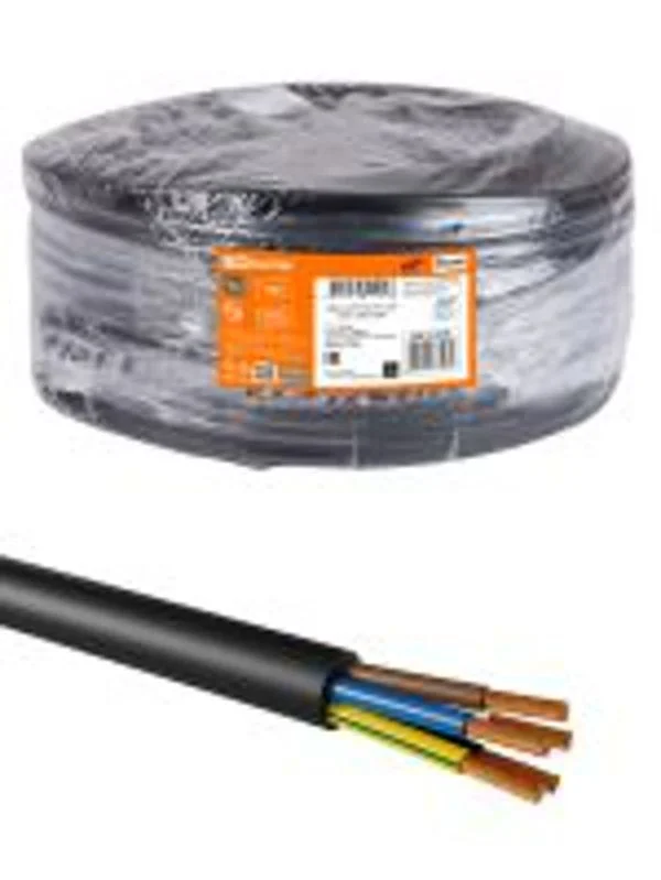 Кабель КГТП-ХЛ 5х1(N,PE)-0,66 — 3 ГОСТ (100м) TDM