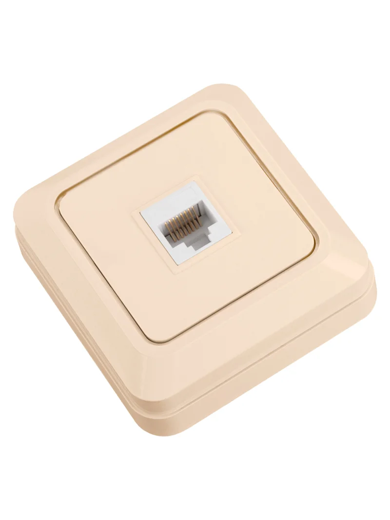 Розетка компьютерная (RJ-45) открытой установки IP20, сл. кость «Ладога» TDM — изображение 6