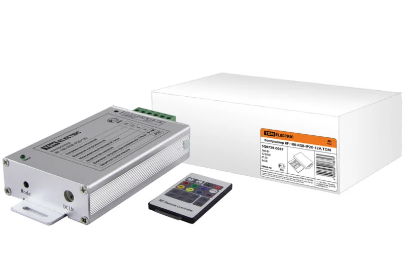 Контроллер для светодиодных модулей RGB RF-180-RGB-IP20-12V, TDM