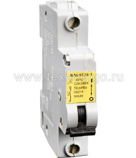 Авт. выкл. ВА 61 F29 1 D (10-20) 10А 0000 4,5 кА 00000