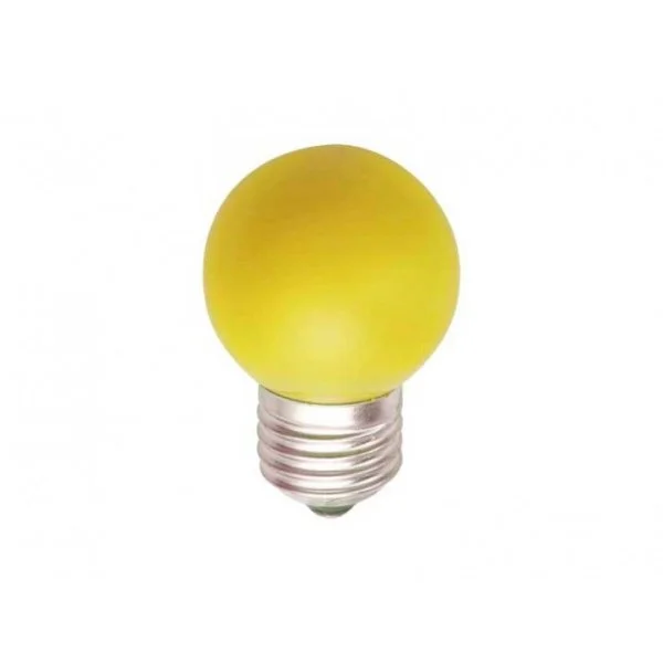 Лампа светодиодная d-45 3LED Е27 желт.-047083