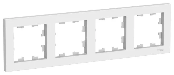 ATN000104 Рамка 4-м AtlasDesign универс. бел. SE-ATN000104