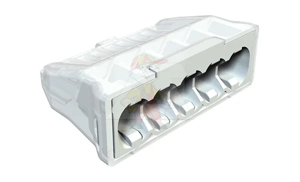 Клемма пружинная 5х2,5кв.мм 61 525 LGR (2273-205) ОВО