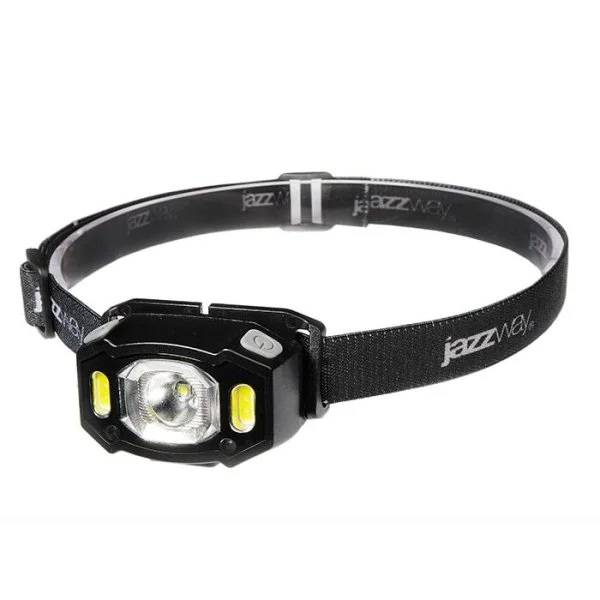 Фонарь аккумуляторный налобный AccuH3-L5W-bk LED 5Вт + 2хRED SMD IP54 5 режимов: 100проц. 180лм 3.5ч-5036703