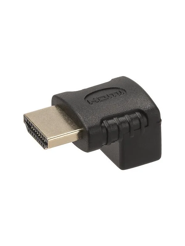 Переходник «АВП 4» штекер HDMI — гнездо HDMI угловой на 90 градусов, позолоченные контакты, TDM