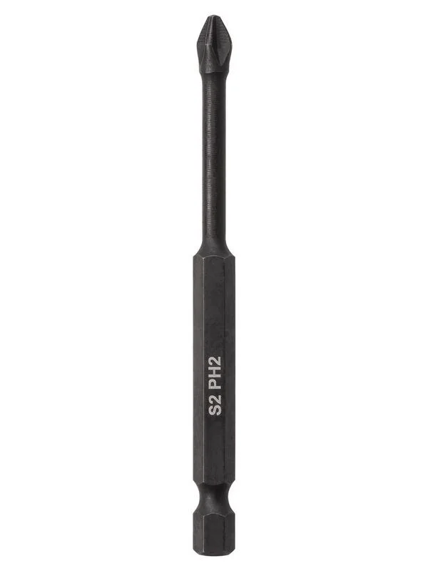 Набор бит PH2x90, односторонних, сталь S2, Е 1/4″, намагниченные, торсионные, 10 шт., «Алмаз» TDM