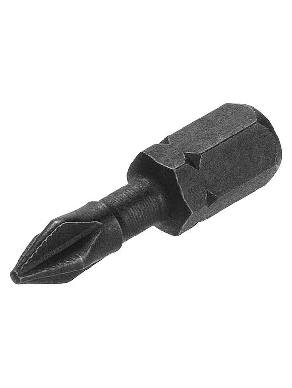 Набор бит PH1x25, односторонних, сталь S2, Е 1/4″, намагниченные, торсионные, 10 шт., «Алмаз» TDM