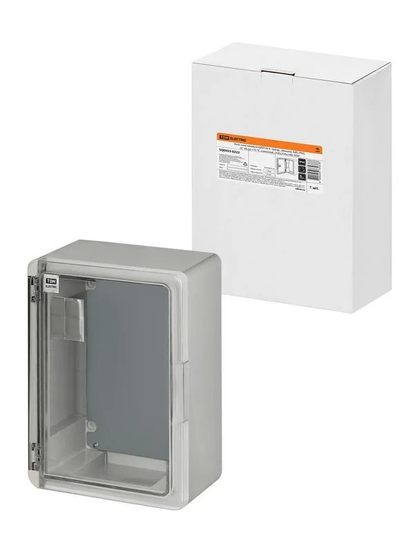 Бокс пластиковый ЩМП-0-2, прозр. крышка, ABS, IP65, от -45 до +75 °С, навесной, (330x250x140) TDM — изображение 6
