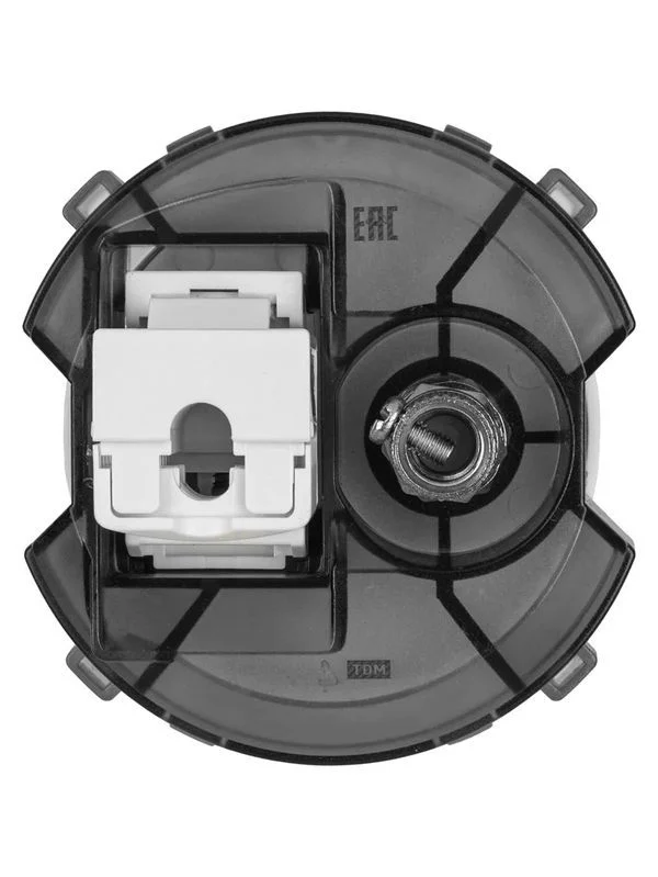 Розетка компьютерная RJ45 + TV розетка оконечная платина, «Байкал» TDM