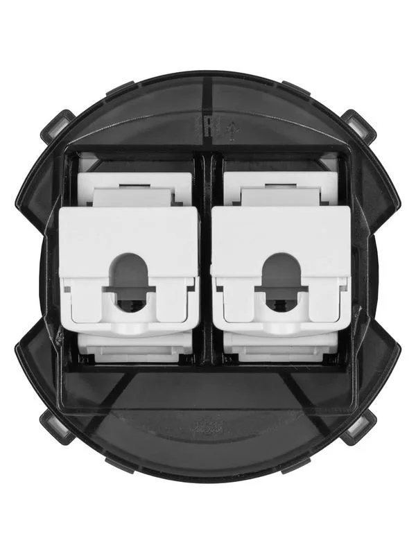 Розетка компьютерная двойная RJ45 агат, «Байкал» TDM — изображение 5
