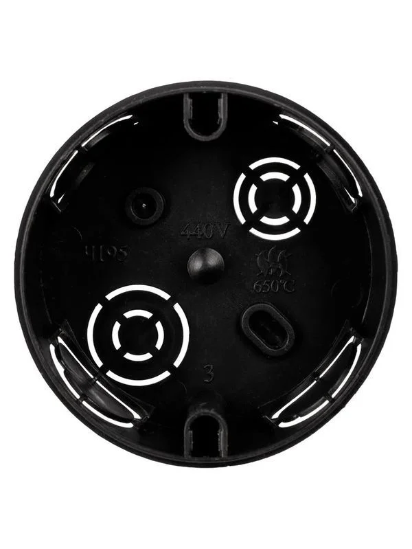 Монтажная коробка У195 СП D75х30 мм, крышка, IP20, инд. штрихкод TDM