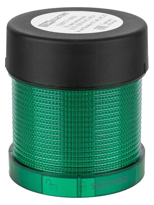 Модуль светосигнальный 70 мм зеленый (LED 230В AC) IP54 TDM
