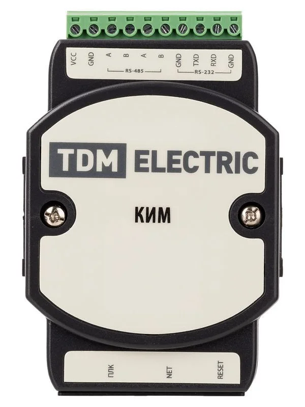 Коммуникационный интернет-модуль КИМ (TCP/IP — RS-485/RS-232) для ПЛК12 TDM — изображение 5