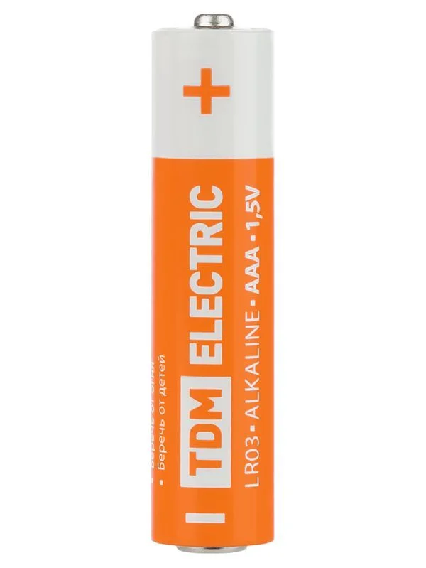 Элемент питания LR03 AAA Alkaline 1,5V SC-10 TDM