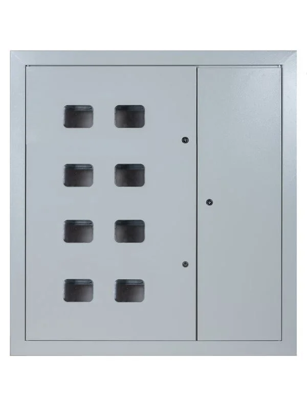 Корпус щита этажного 8 кв. модификация3 Народный (1010х950х160), ниша 920х860х140