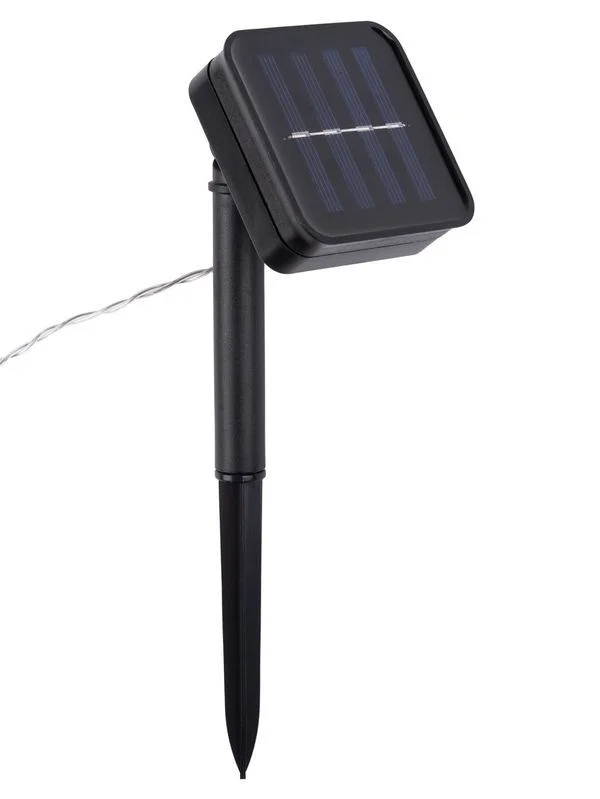 Гирлянда ССГ «Бусины» на солнечной батарее, 4 м, 20 LED, желтый, IP54, TDM