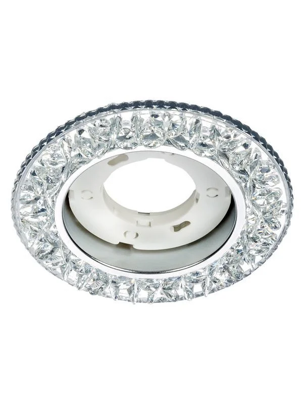 Светильник встраиваемый СВ 03-09 GX53 230В LED подсветка 5 Вт зеркальный/хром TDM — изображение 4