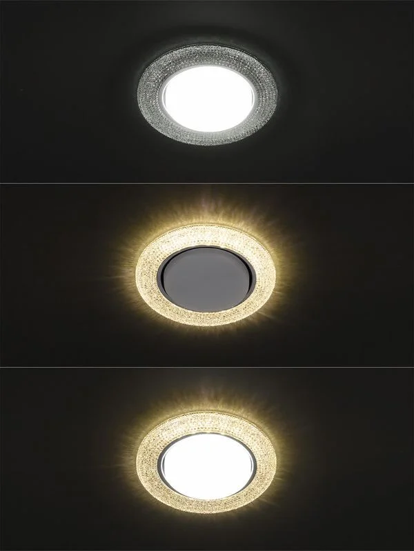 Светильник встраиваемый СВ 03-11 GX53 230В LED подсветка 5 Вт зеркальный/хром TDM — изображение 5