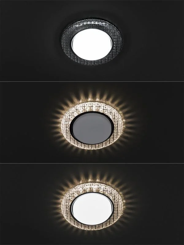 Светильник встраиваемый СВ 03-17 GX53 230В LED подсветка 5 Вт зеркальный/хром TDM — изображение 8